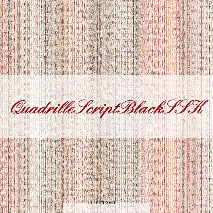 QuadrilleScriptBlackSSK example