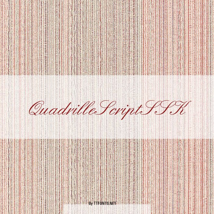 QuadrilleScriptSSK example