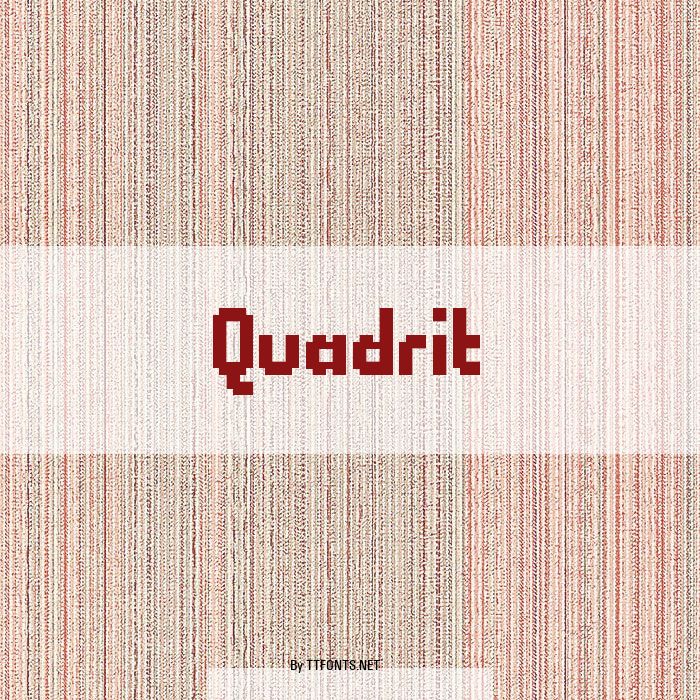 Quadrit example