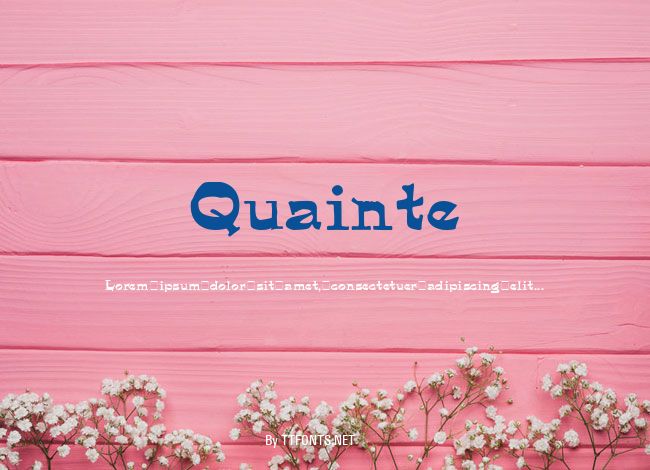 Quainte example