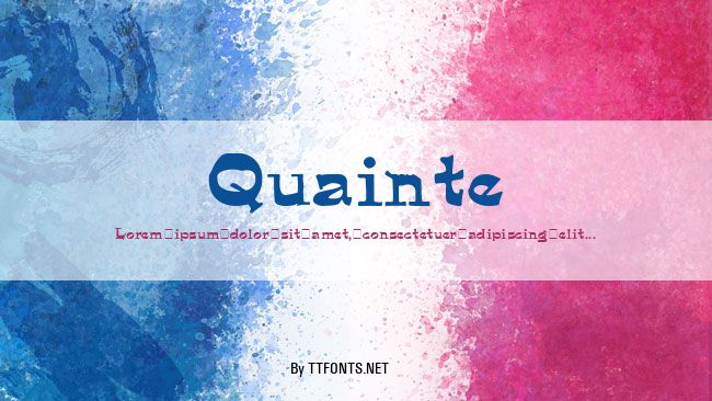 Quainte example