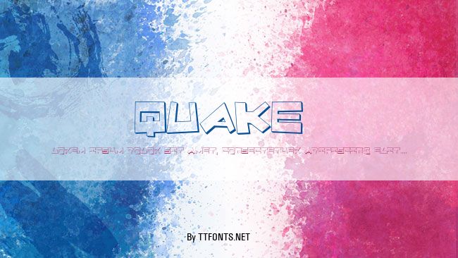 Quake & Shake 3D example