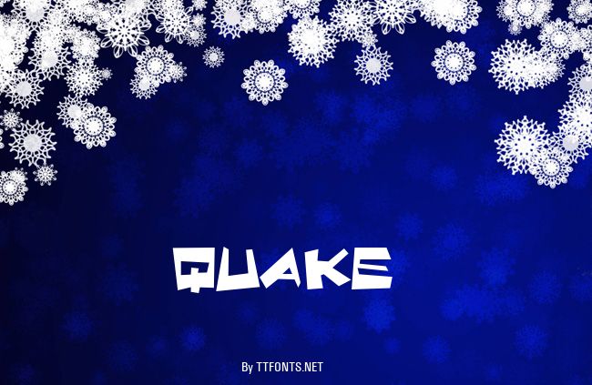 Quake & Shake Max example