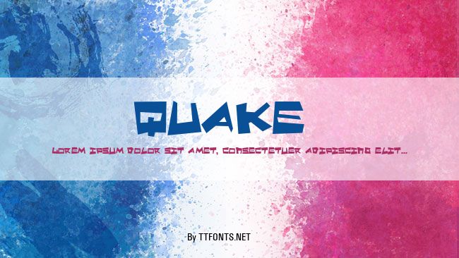 Quake & Shake Max example