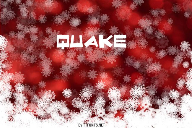 Quake & Shake example