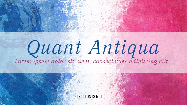 Quant Antiqua example