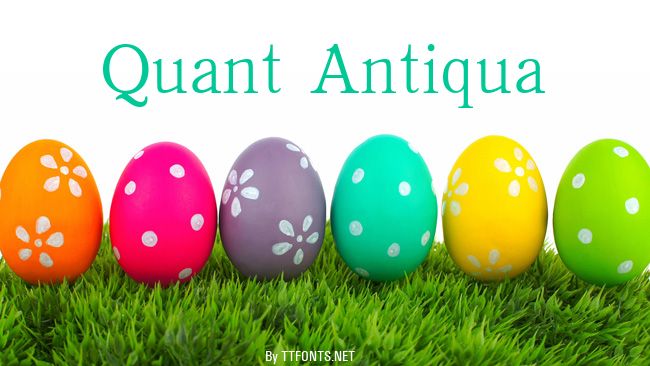 Quant Antiqua example