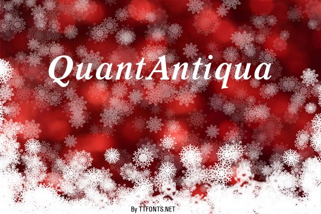 QuantAntiqua example
