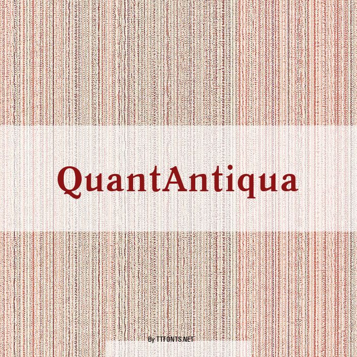 QuantAntiqua example