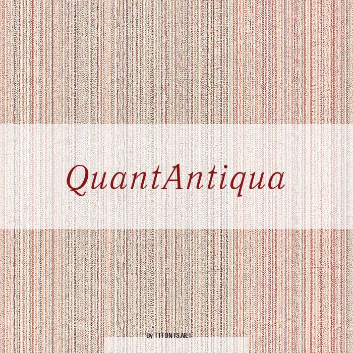 QuantAntiqua example