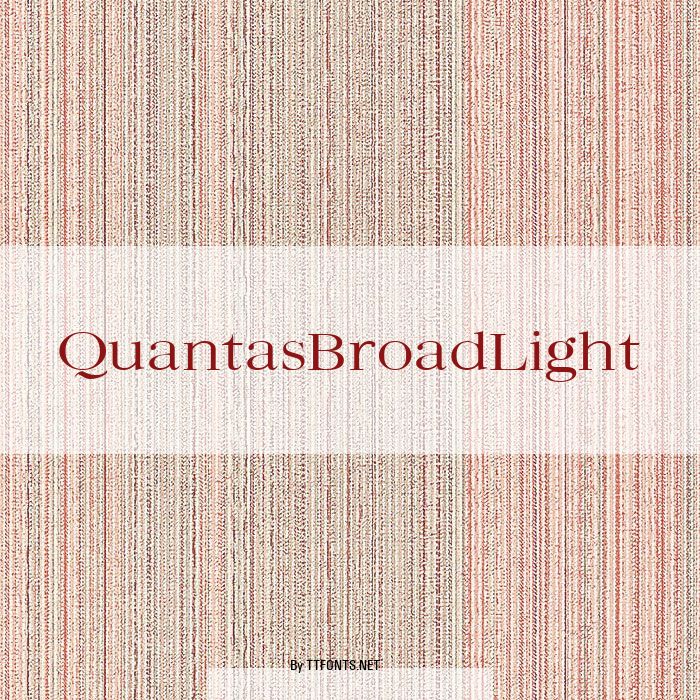 QuantasBroadLight example