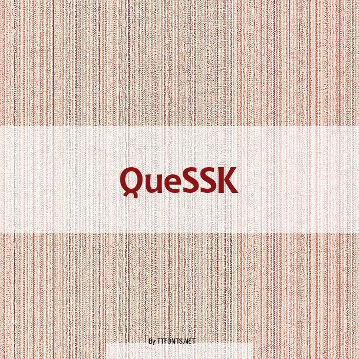 QueSSK example