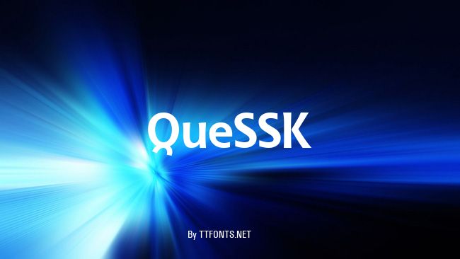 QueSSK example