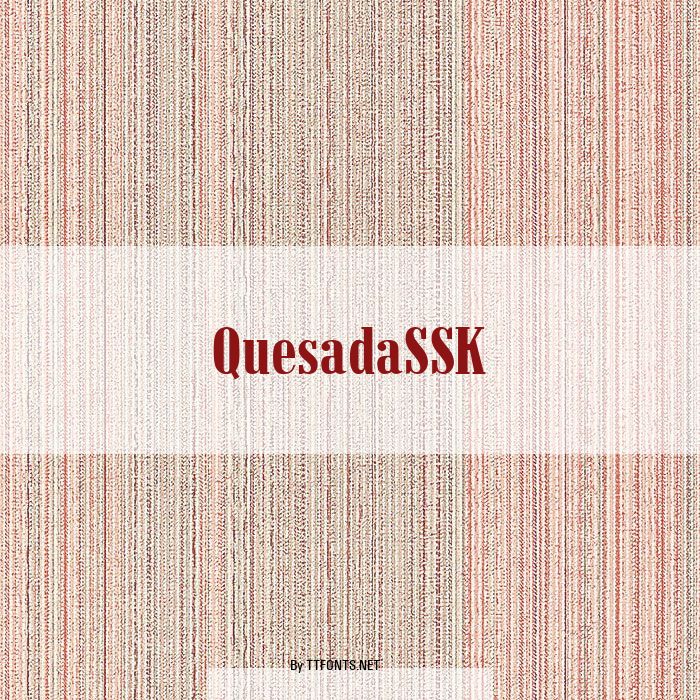 QuesadaSSK example