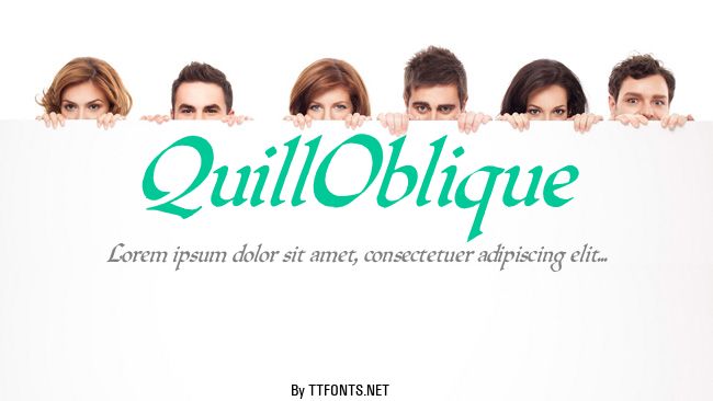 QuillOblique example