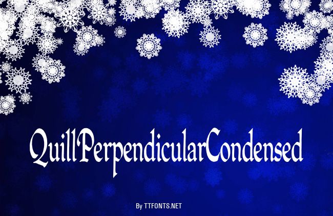 QuillPerpendicularCondensed example