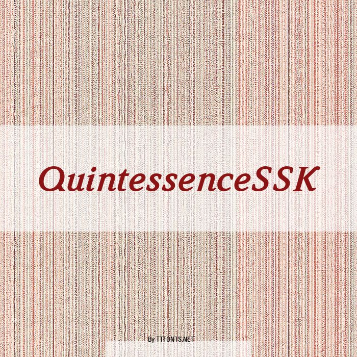 QuintessenceSSK example