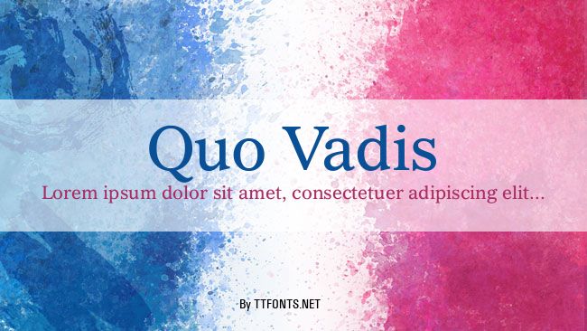 Quo Vadis example