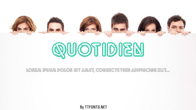 Quotidien example
