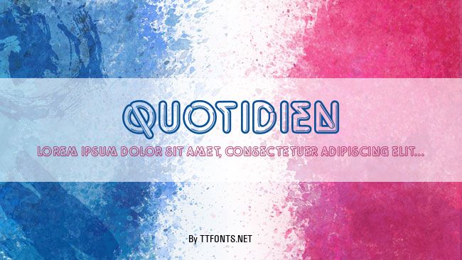 Quotidien example