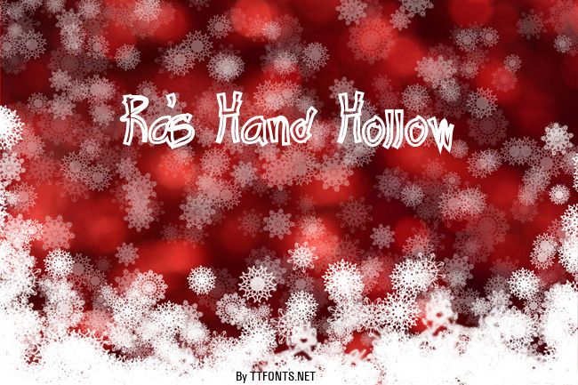 Ra's Hand Hollow example