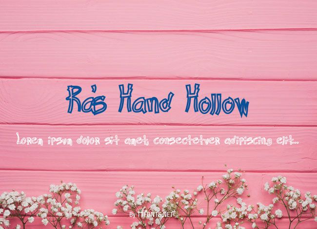 Ra's Hand Hollow example