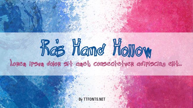 Ra's Hand Hollow example