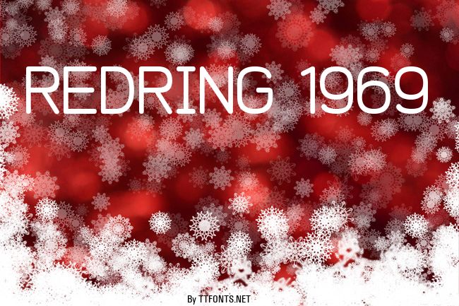 REDRING 1969 example