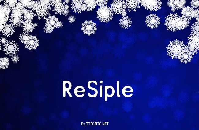 ReSiple example