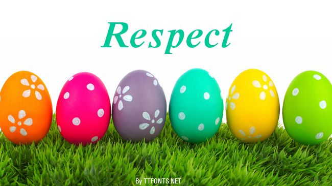 Respect example