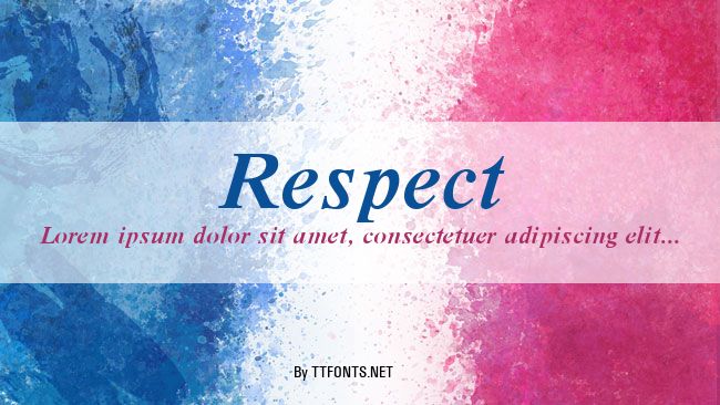 Respect example