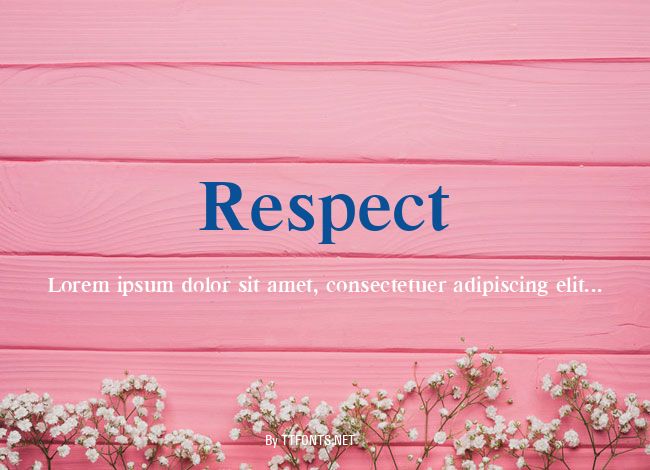 Respect example