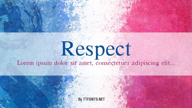 Respect example