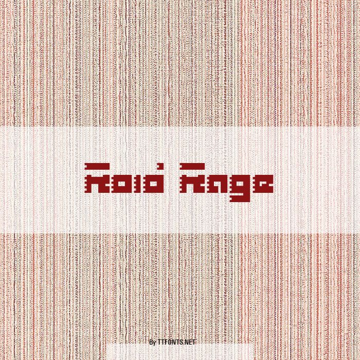 Roid Rage example