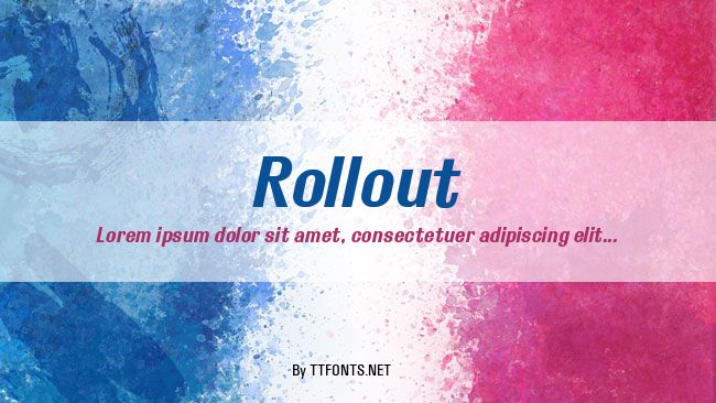 Rollout example