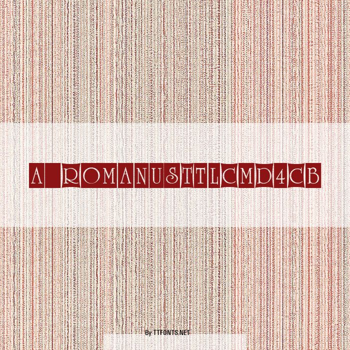 a_RomanusTtlCmD4Cb example