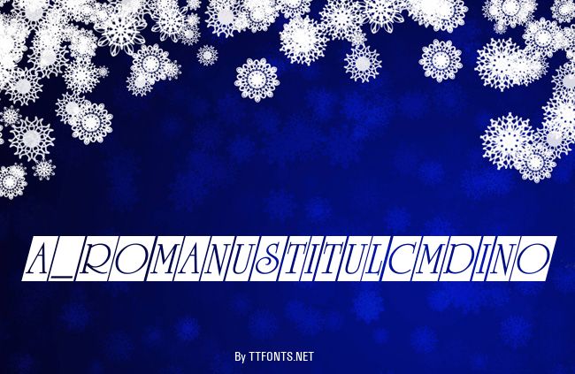 a_RomanusTitulCmDino example