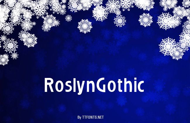 RoslynGothic example
