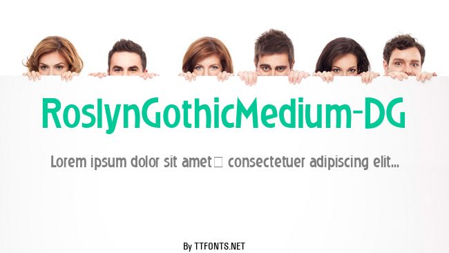 RoslynGothicMedium_DG example