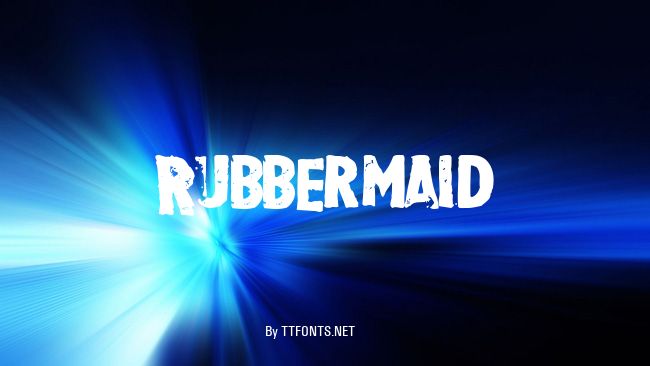 Rubbermaid example