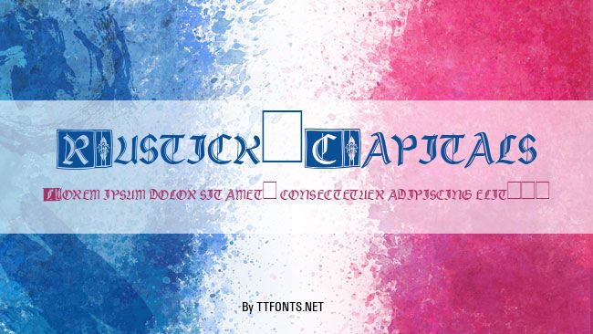 Rustick_Capitals example