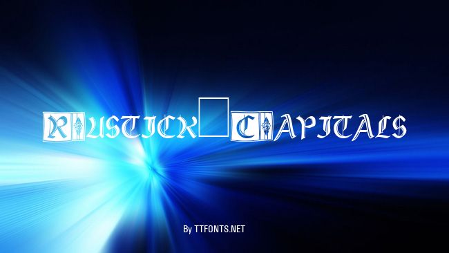 Rustick_Capitals example
