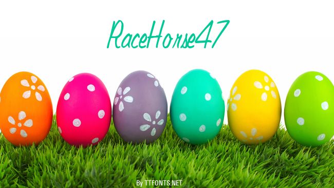 RaceHorse47 example