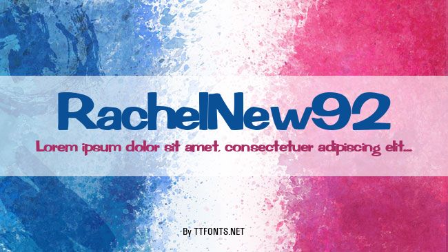 RachelNew92 example