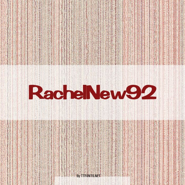 RachelNew92 example