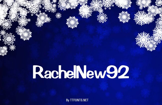 RachelNew92 example