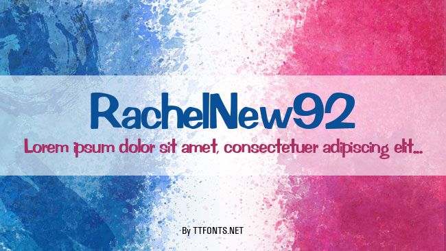 RachelNew92 example
