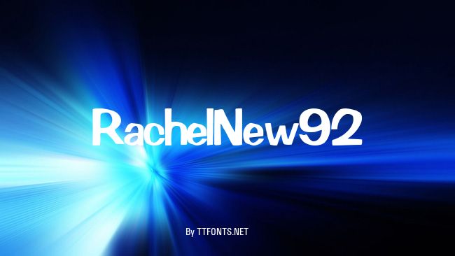 RachelNew92 example