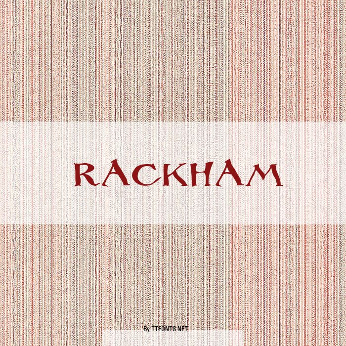 Rackham example