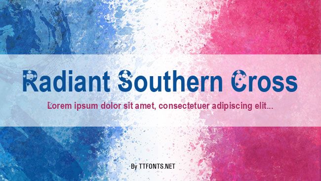 Radiant Southern Cross example